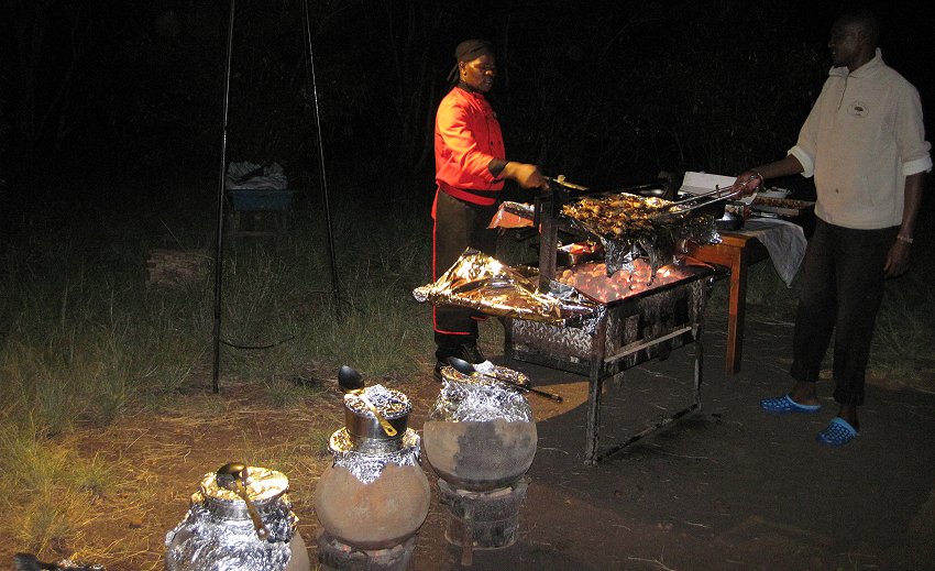 Mara Bush Camp - Private Wing Bush Dinner
