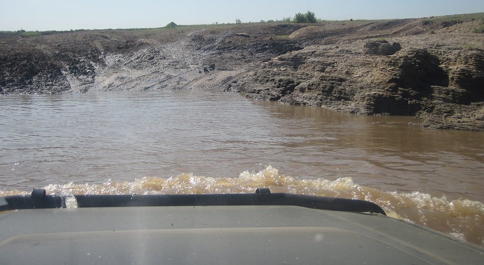 Flussdurchfahrt Masai Mara