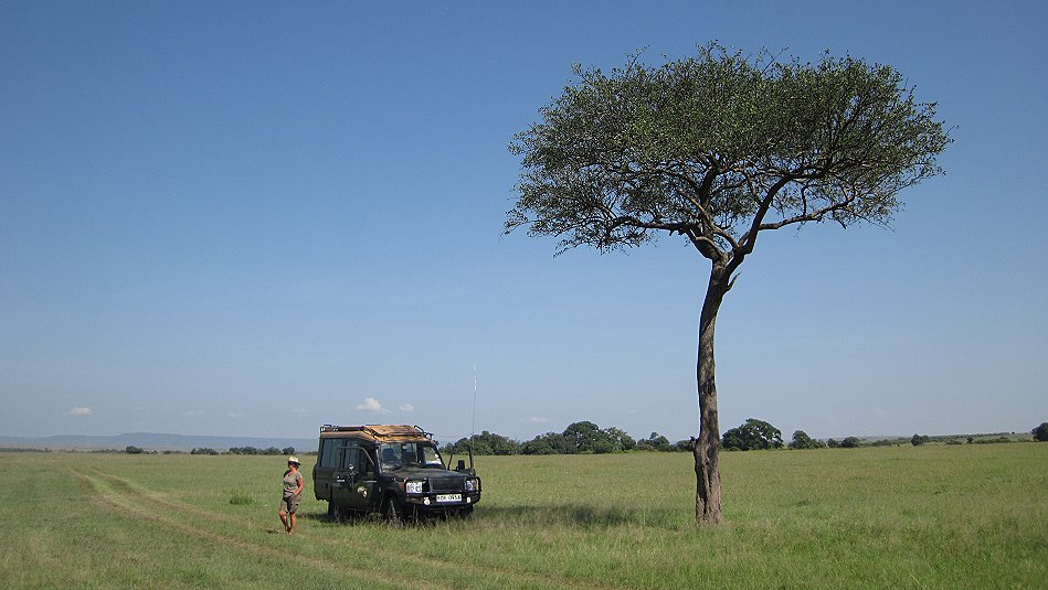 Pause in der Masai Mara