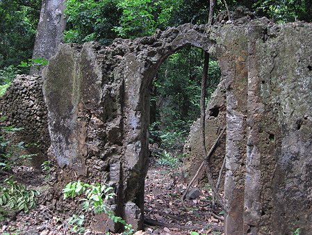 behind the Crab Den - Mtwapa Ruins