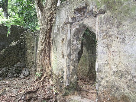 behind the Crab Den - Mtwapa Ruins