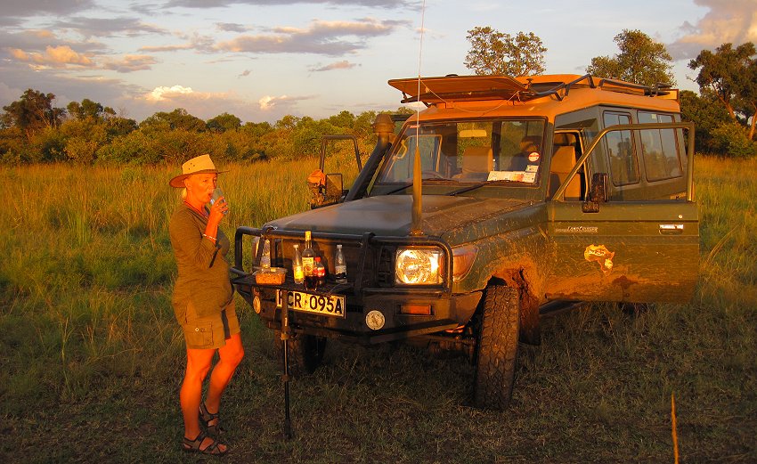 Masai Mara, Sundowner