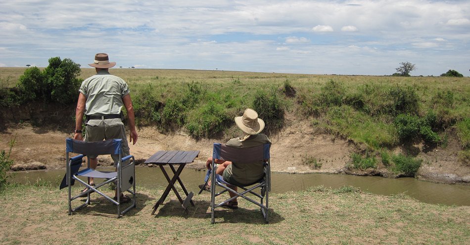 Buschfrühstück in der Masai Mara