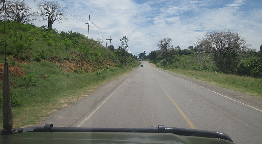 on the road to Kaloleni