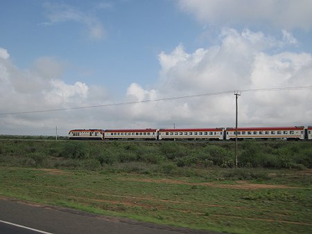 on the road to Lumo Conservancy