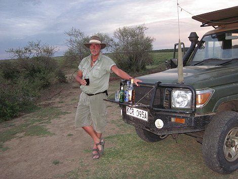 Sundowner in Mara
