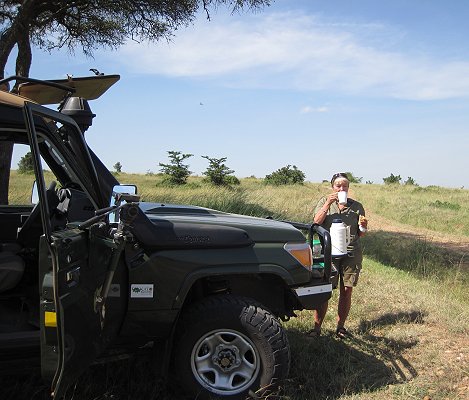 Buschfrühstück in der Masai Mara