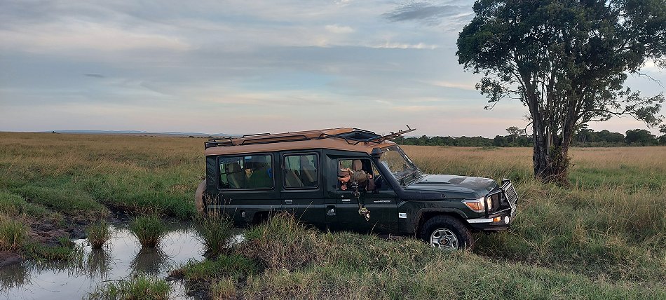 Festgefahren in der Masai Mara