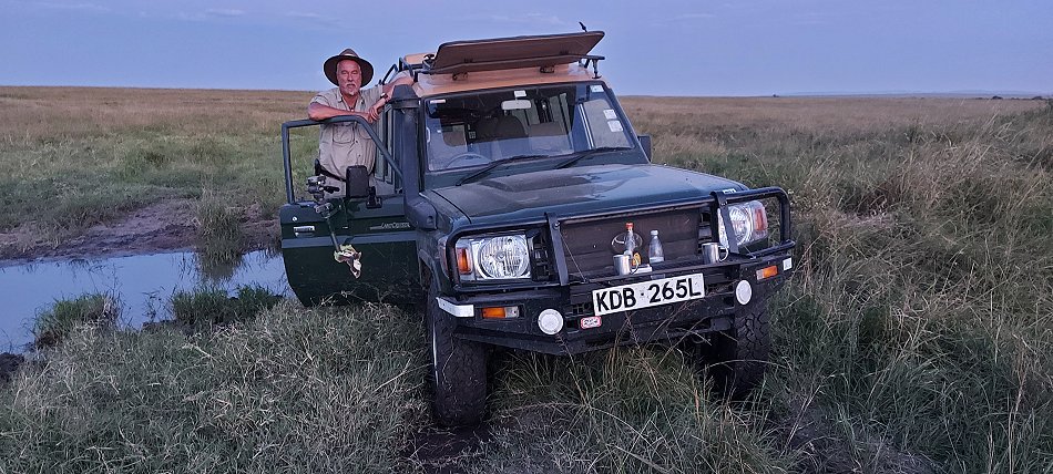 Festgefahren in der Masai Mara