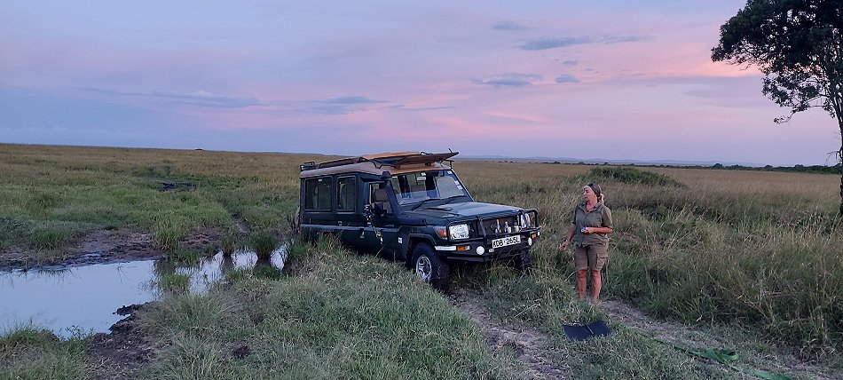 Festgefahren in der Masai Mara