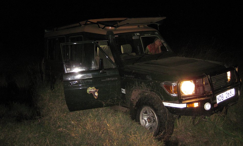 Festgefahren in der Masai Mara