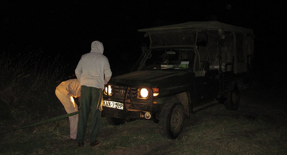 Festgefahren in der Masai Mara