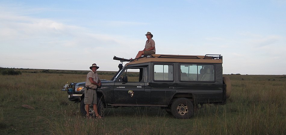 Jörg und Petra Reinecke in der Masai Mara