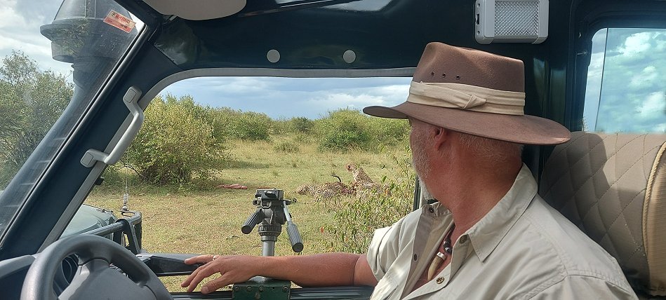 Tano Bora, fünf Geparden Männchen auf der Jagd