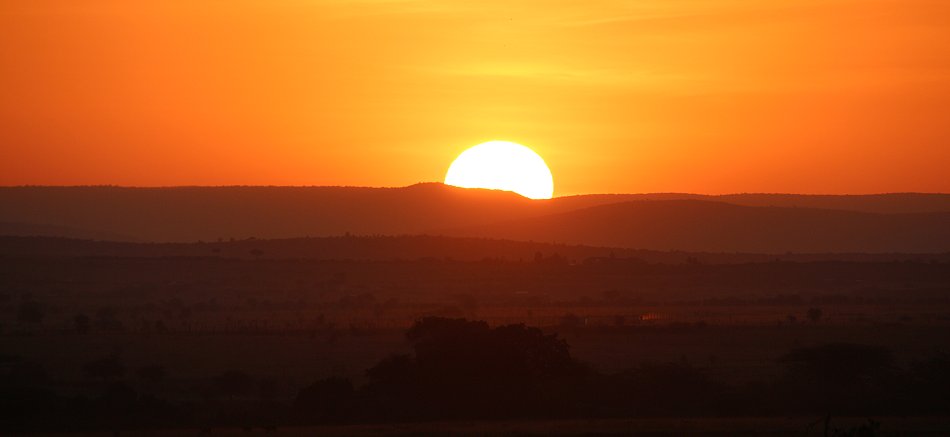 Sonnenaufgang in der Masai Mara