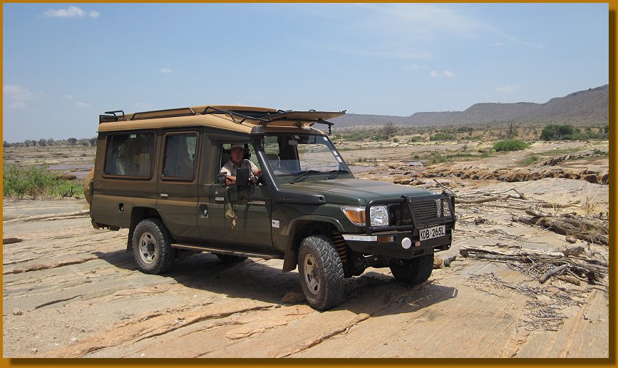 Tsavo Ost - Galana River, Lugard Falls