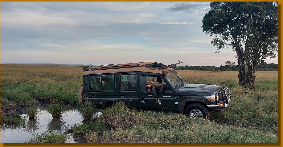 Festgefahren in der Masai Mara