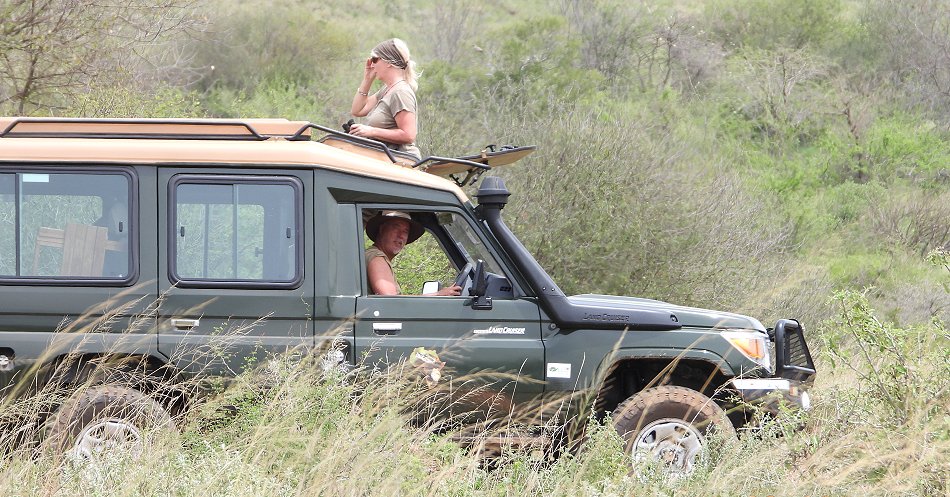 Game Drive im Tsavo West