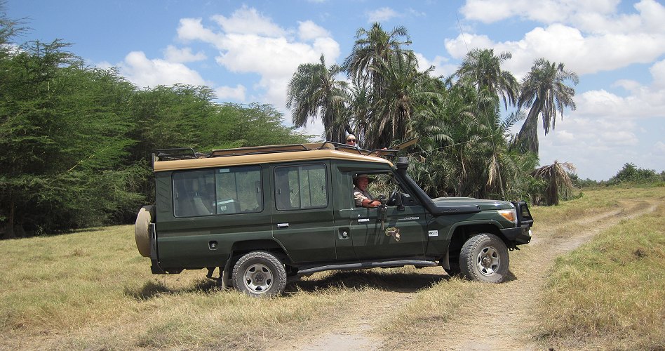 Jörg Reinecke im des Amboseli Park