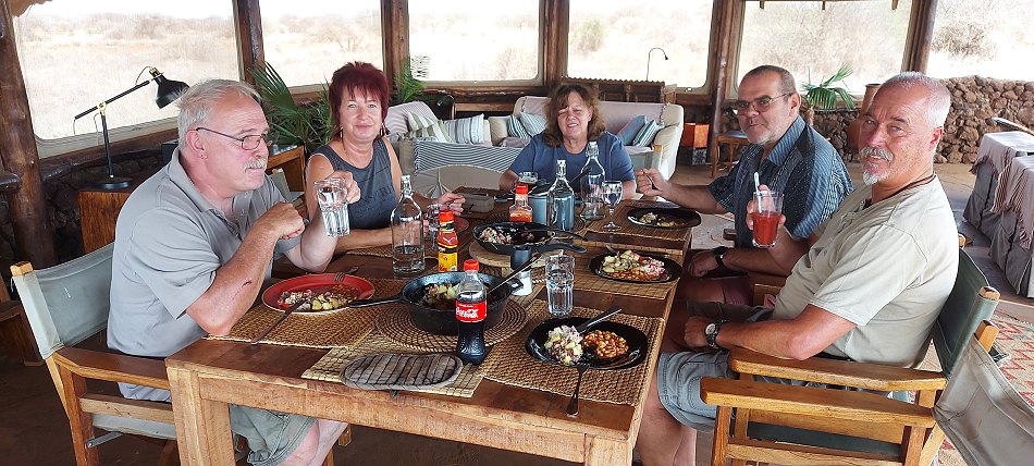 im Amboseli Bush Camp