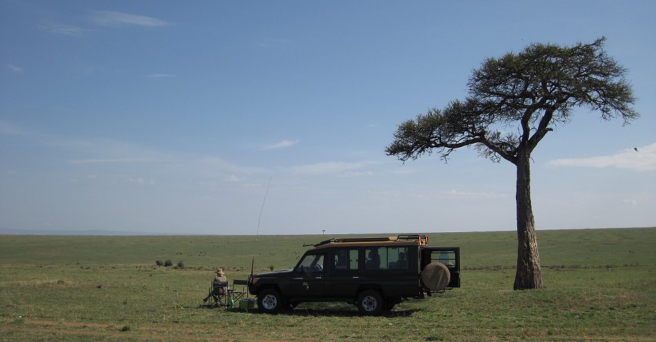 Buschfrühstück in der Masai Mara