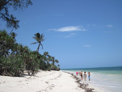 bei Freunden am Jumba Beach