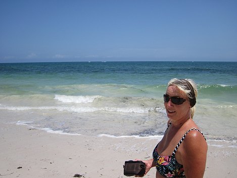 bei Freunden am Jumba Beach