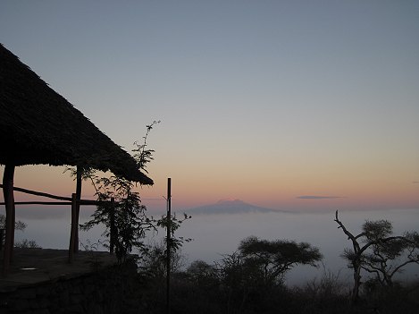 Kilimanjaro vom Leopard Lair Cottage - Lumo Conservancy