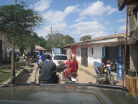 Marktstraße in Mariakani