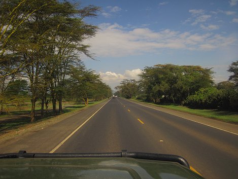 Naivasha - Nakuru Straße