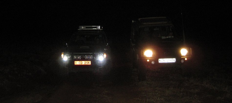 Night Game Drive im Lumo Reservat