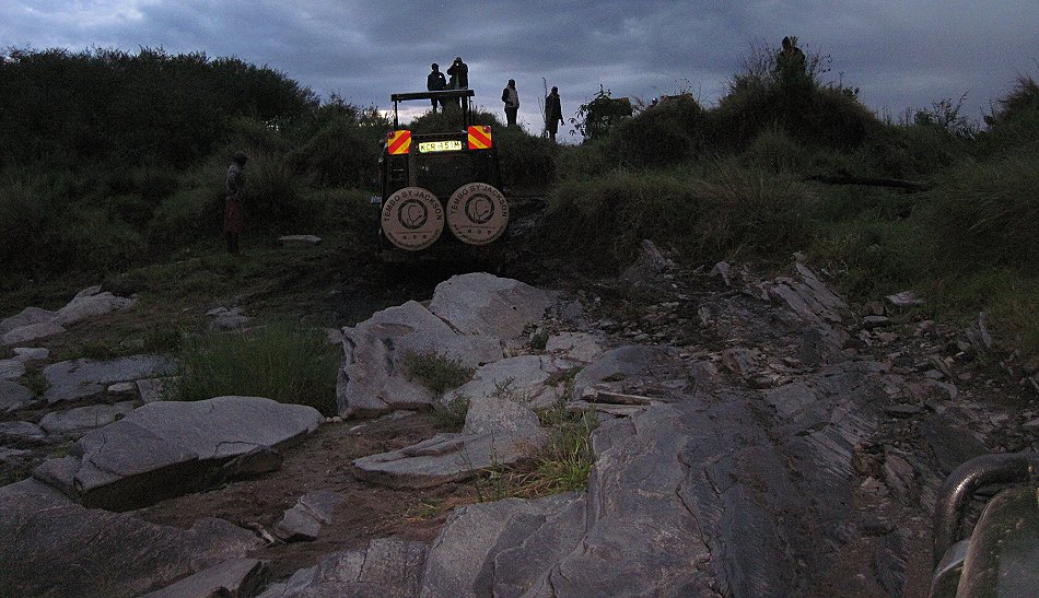 Rekero Crossing im Schlamm
