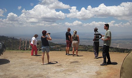 auf dem Weg zum Nakuru National Park