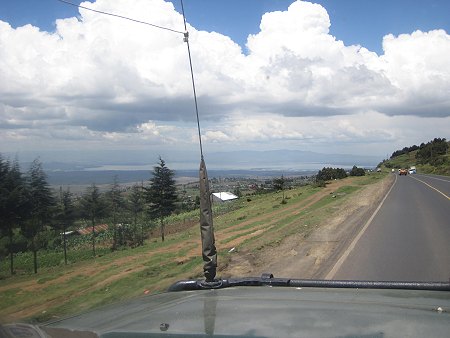auf dem Weg zum Nakuru National Park