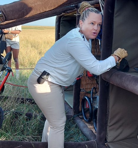 unsere Ballon Safari mit Ballon Adventure und Pilotin Janine Fraser