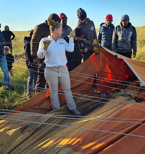 unsere Ballon Safari mit Ballon Adventure und Pilotin Janine Fraser