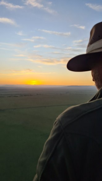 unsere Ballon Safari mit Ballon Adventure und Pilotin Janine Fraser