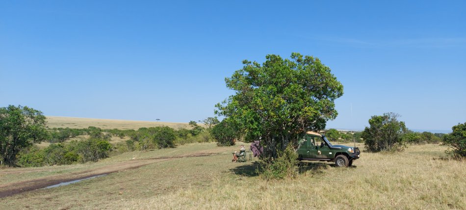 Bushbreakfast in Masai Mara