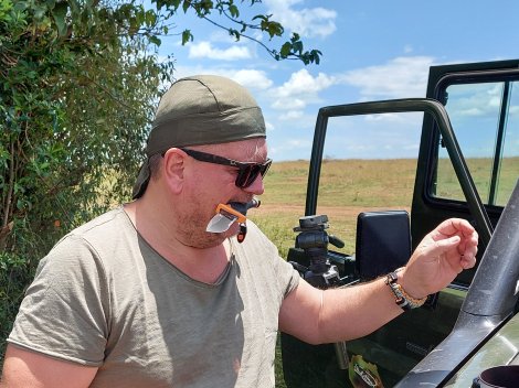 Bushbreakfast in Masai Mara