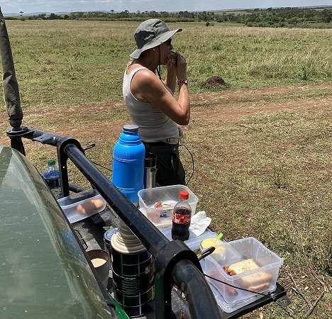 Bushbreakfast in Masai Mara