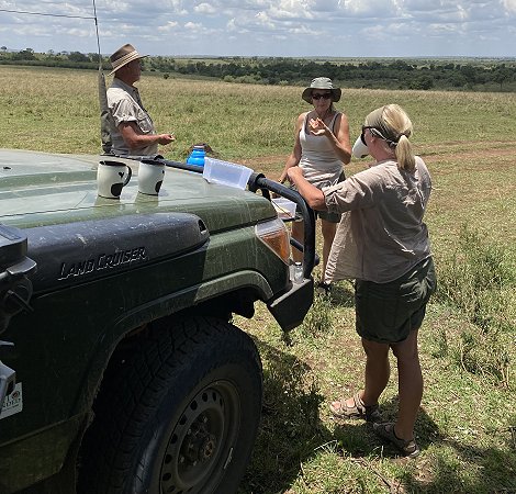 Bushbreakfast in Masai Mara