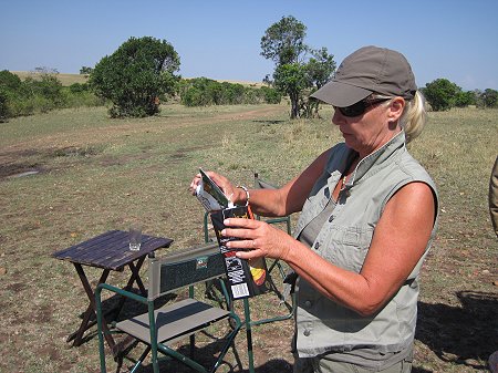 Bushbreakfast in Masai Mara