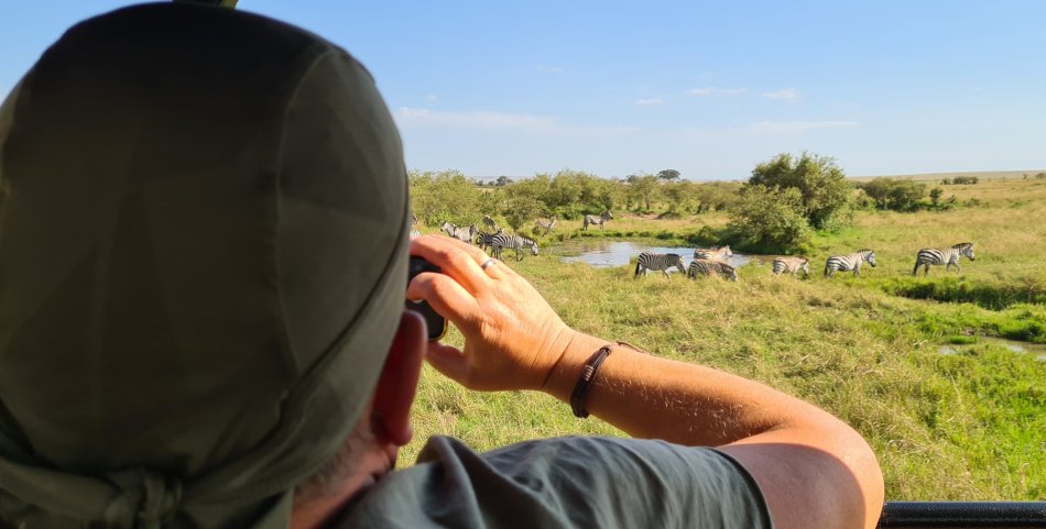 Peter Labuch auf Safari