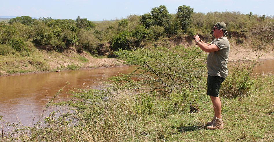 Peter Labuch am Mara River