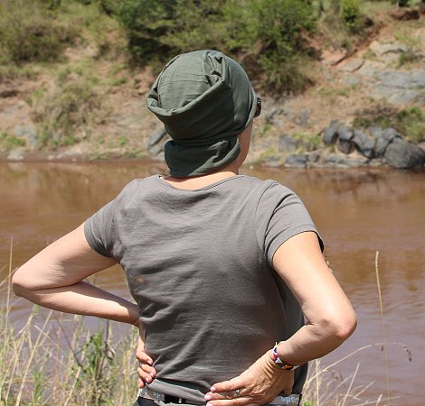 Evely Labuch am Mara River