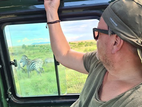 Peter Labuch auf Safari