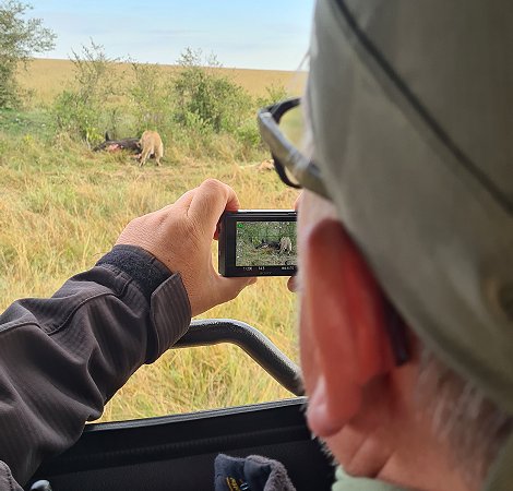 Peter Labuch auf Safari