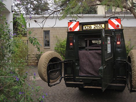 bei Freunden in Nairobi