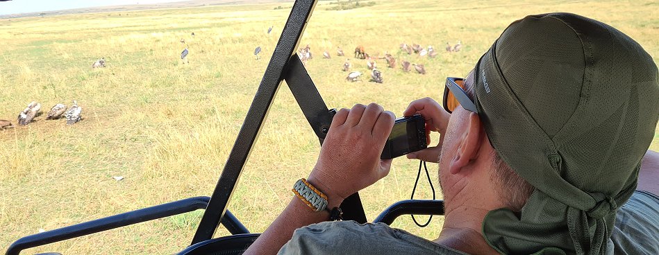 Peter Labuch auf Safari