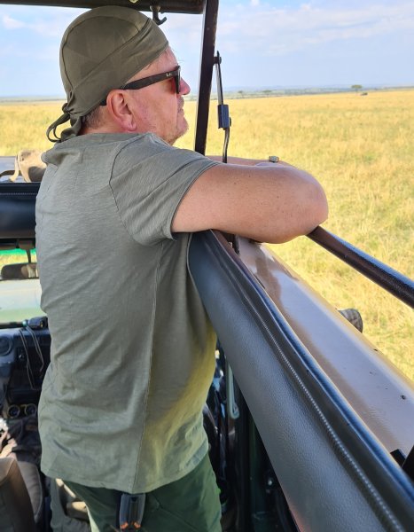Peter Labuch auf Safari
